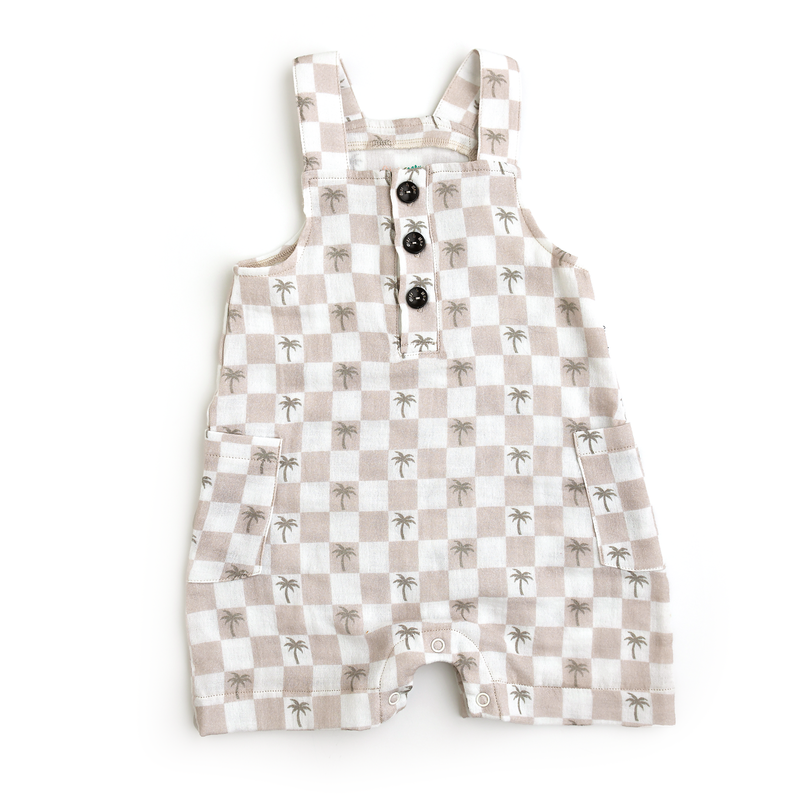 Beau Palm Tree COASTAL COVERALLS ORGANIC - Gigi and Max