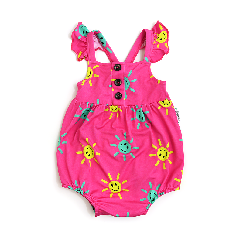 Brittany Smiliey Face BUTTON BUBBLE - Gigi and Max