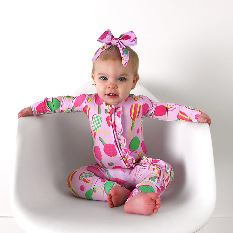 Poppy Pickleball CLIP BOW