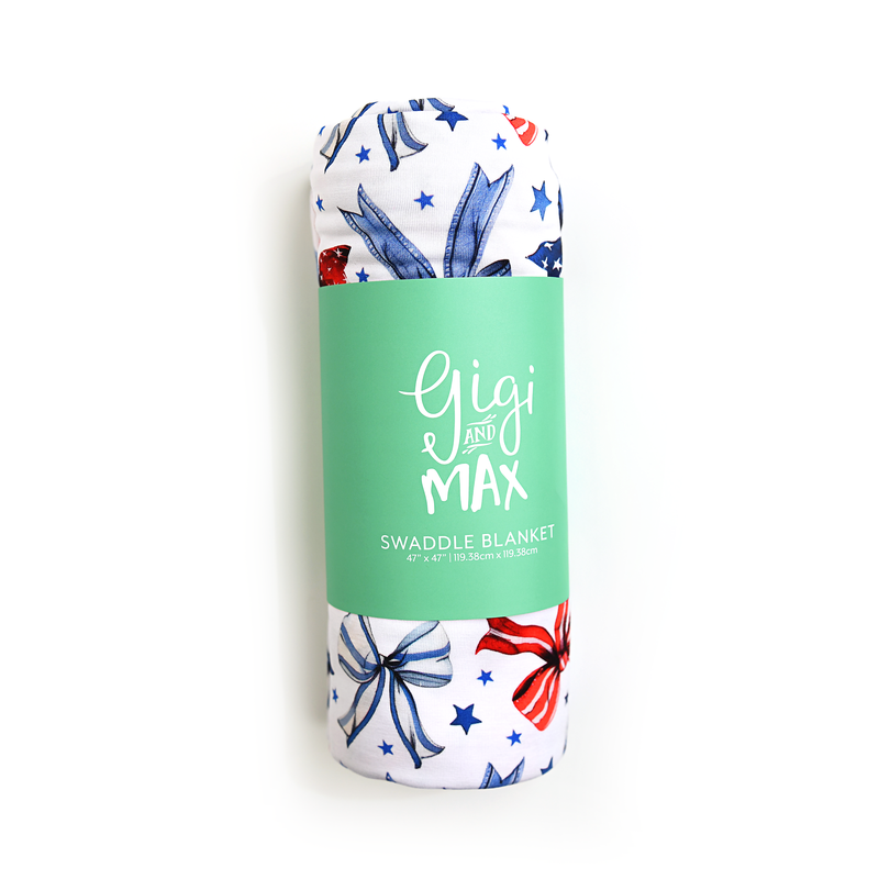 Eleanor Bows SWADDLE - Gigi and Max