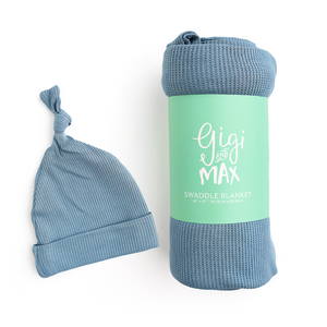 Slate SWADDLE - Gigi and Max