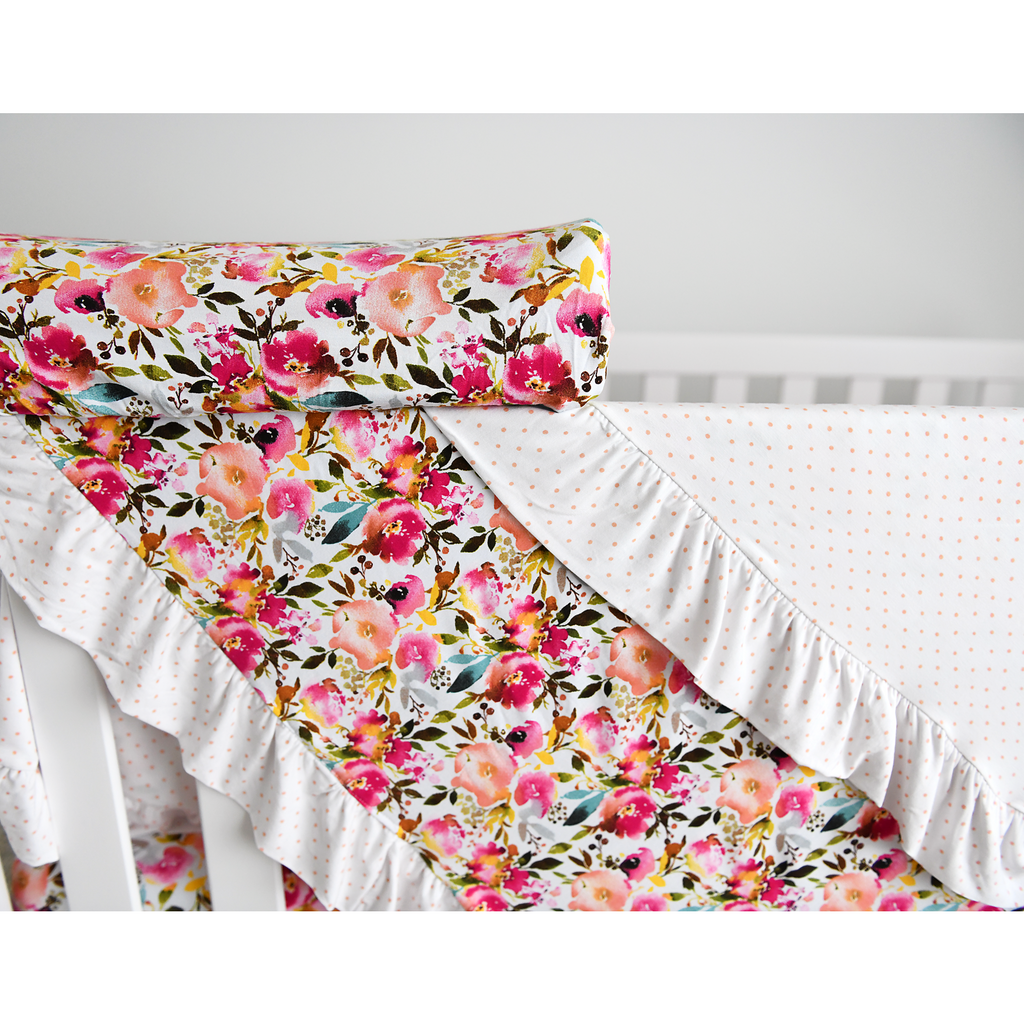 Eloise Floral Changing Pad Cover - Gigi and Max