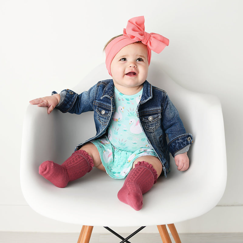 Berry Lace Socks - Gigi and Max