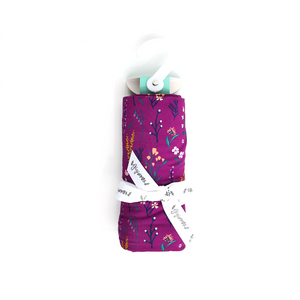 Eden Purple Floral SWADDLE - Gigi and Max