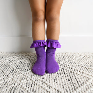 Lilac RUFFLE SOCKS - Gigi and Max