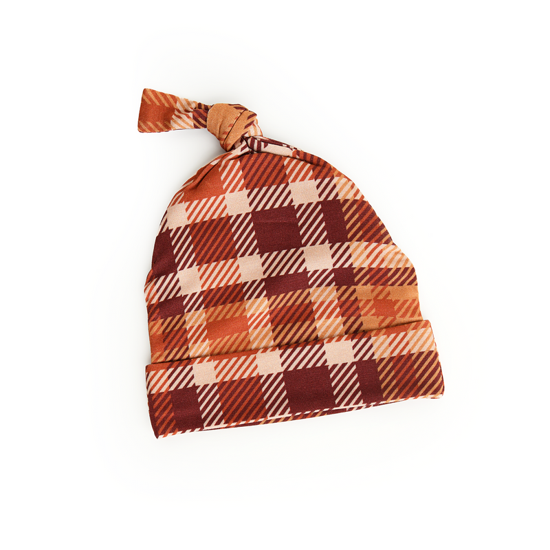 Westin Plaid KNOT HAT - Gigi and Max