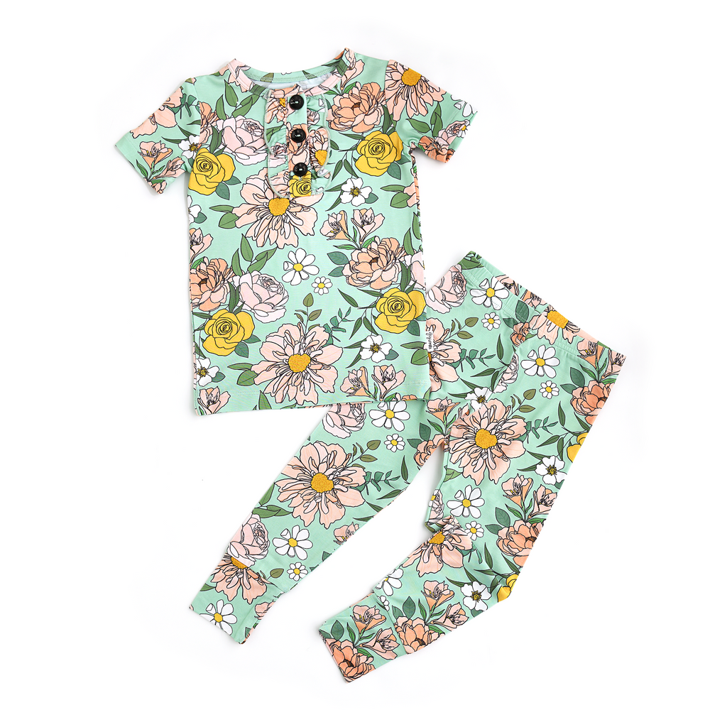 Kendra Floral RUFFLE TWO PIECE - Gigi and Max