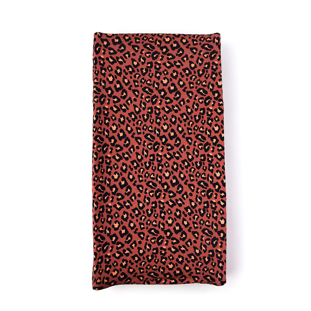 Sienna Leopard Changing Pad Cover - Gigi and Max
