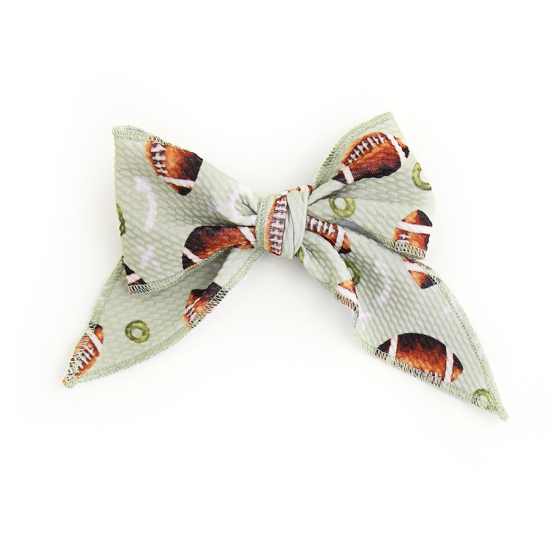 Madden Football CLIP BOW - Gigi and Max