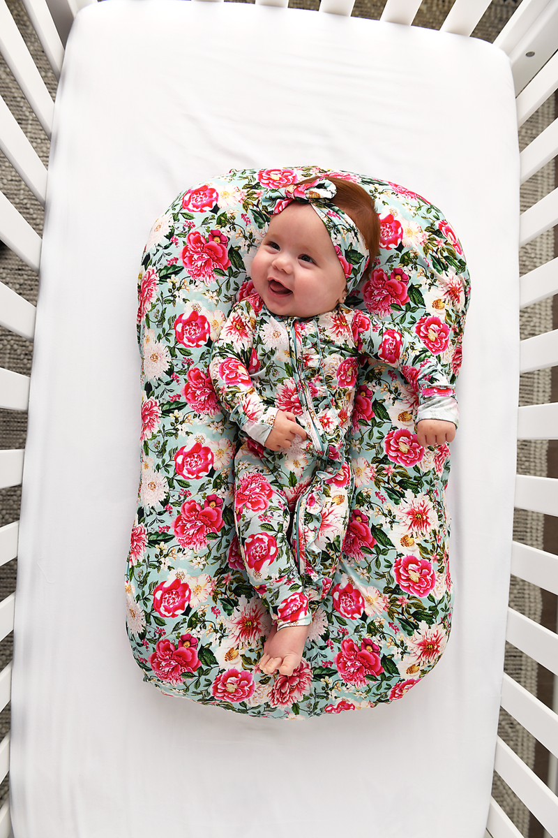 Palmer Floral Changing Pad Cover - Gigi and Max