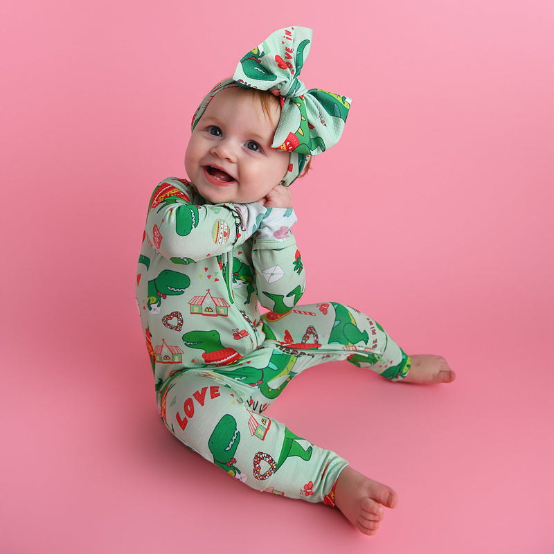 Rex Green Dino HEADWRAP - Gigi and Max