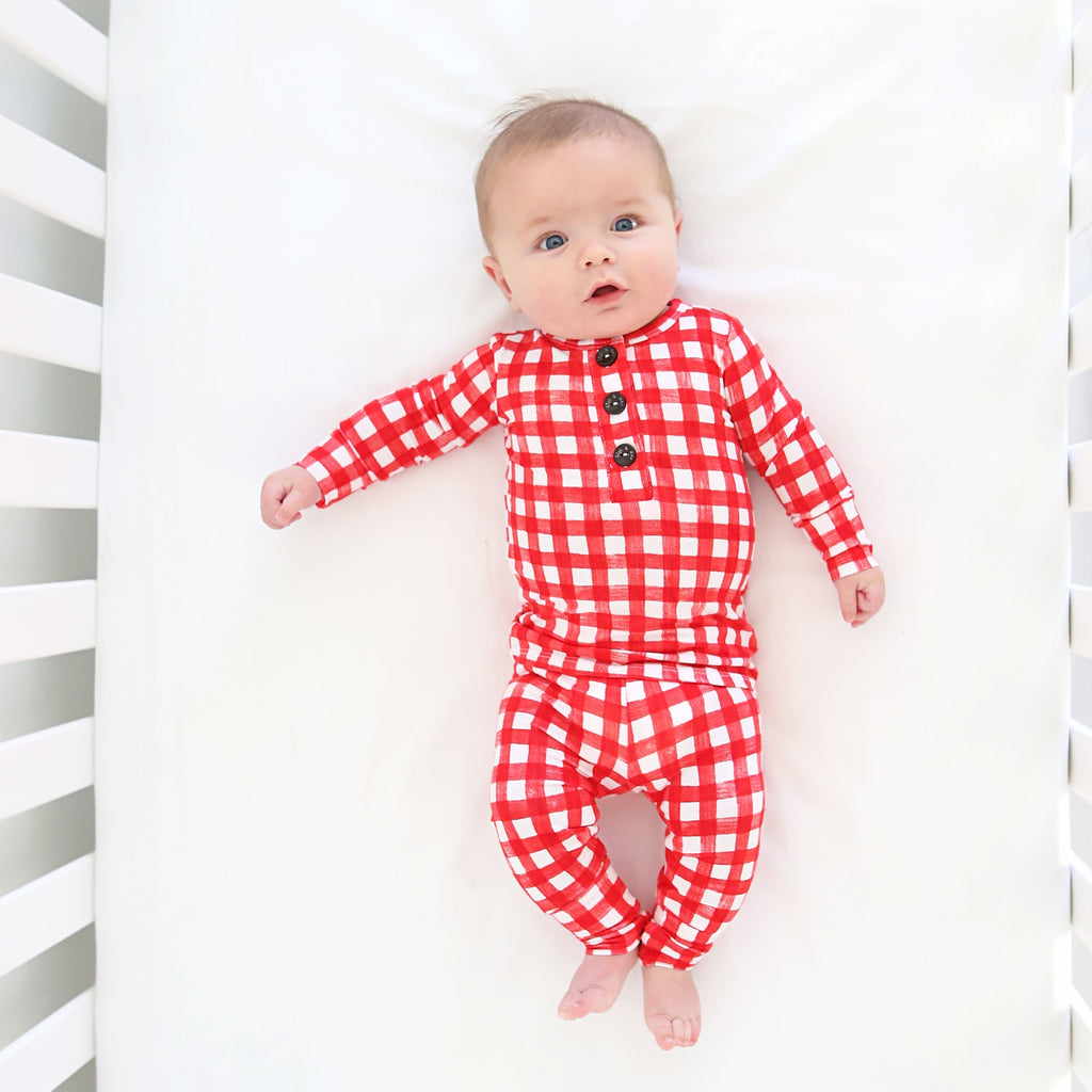 Frost Red Gingham TWO PIECE - Gigi and Max
