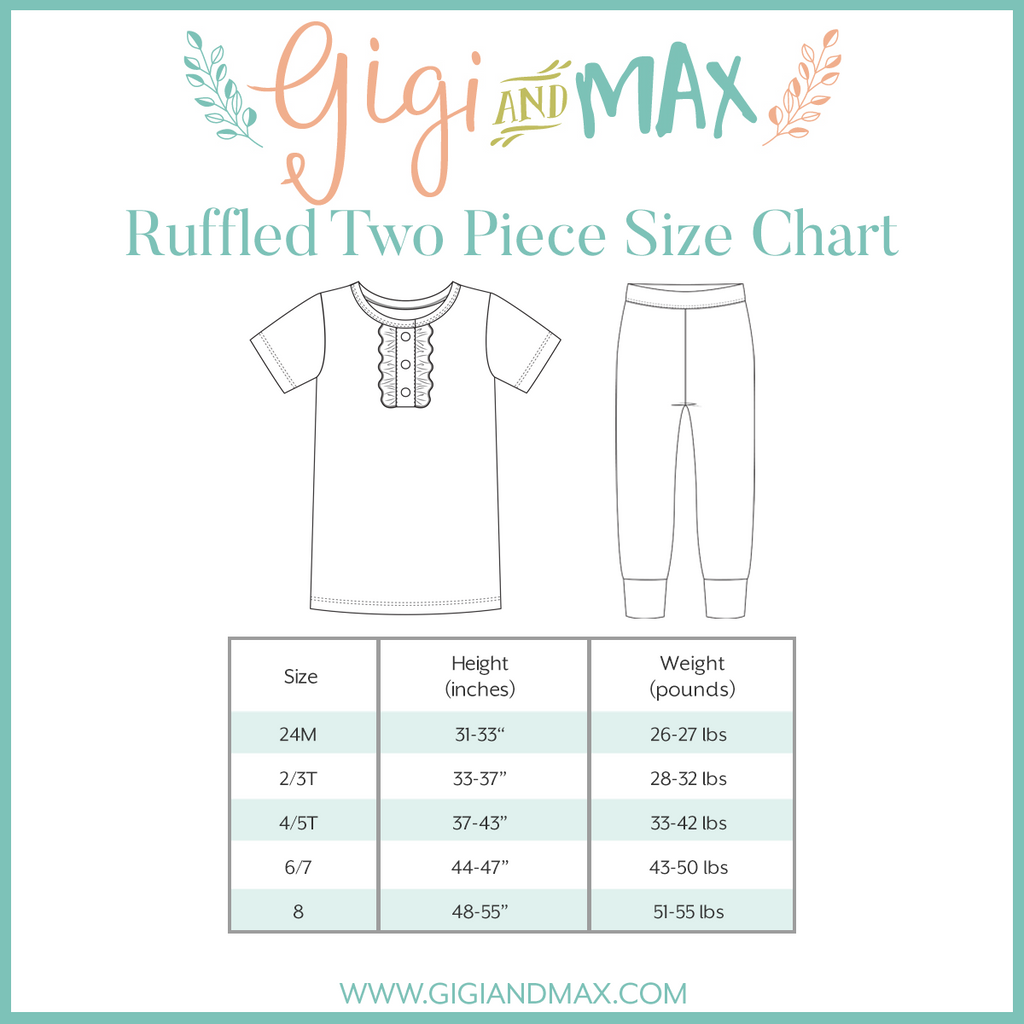 Elodie Ruffle TWO PIECE - OLD SIZING - Gigi and Max